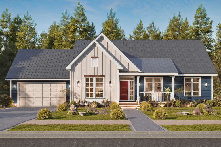 House Plan House Plan #36013 Front Elevation 