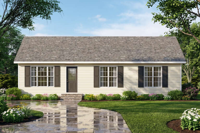 House Plan House Plan #36015 Front Elevation 
