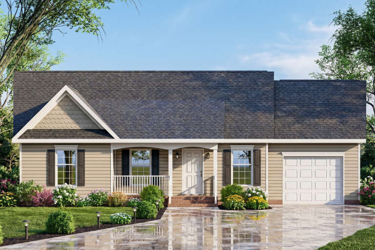 House Plan House Plan #36018 Front Elevation 