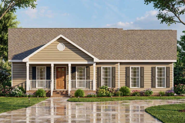 House Plan House Plan #36020 Front Elevation 