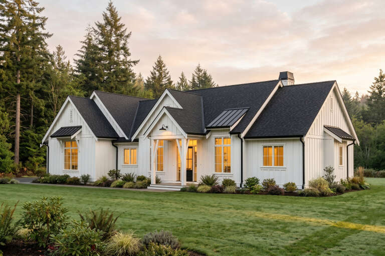 House Plan House Plan #36021 Angled Front Elevation 