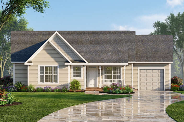 House Plan House Plan #36022 Front Elevation 