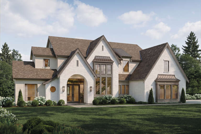 House Plan House Plan #36024 Angled Front Elevation