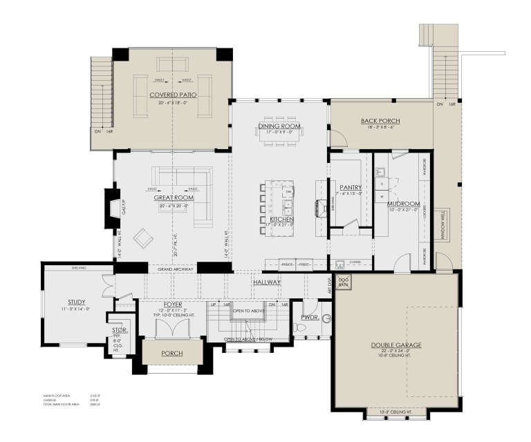 House Plan House Plan #36024 Drawing 1