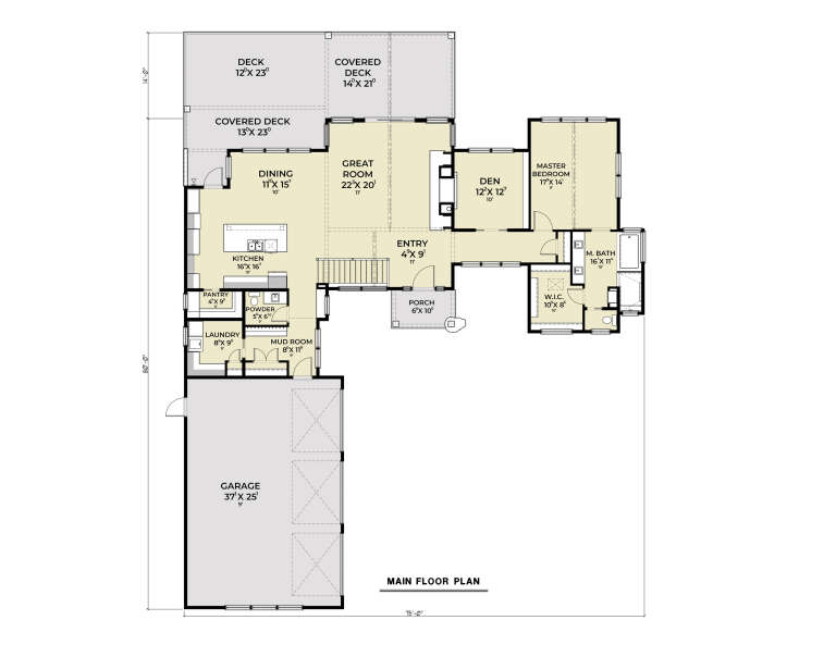 House Plan House Plan #36026 Drawing 1