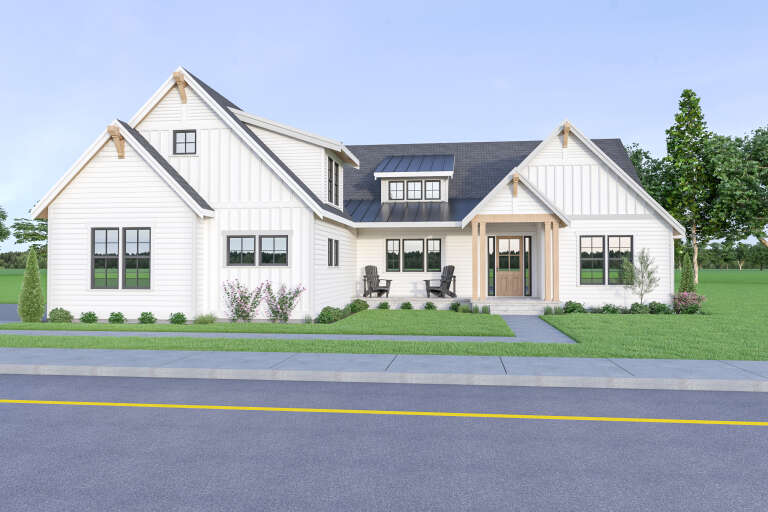 House Plan House Plan #36027 Front Elevation 