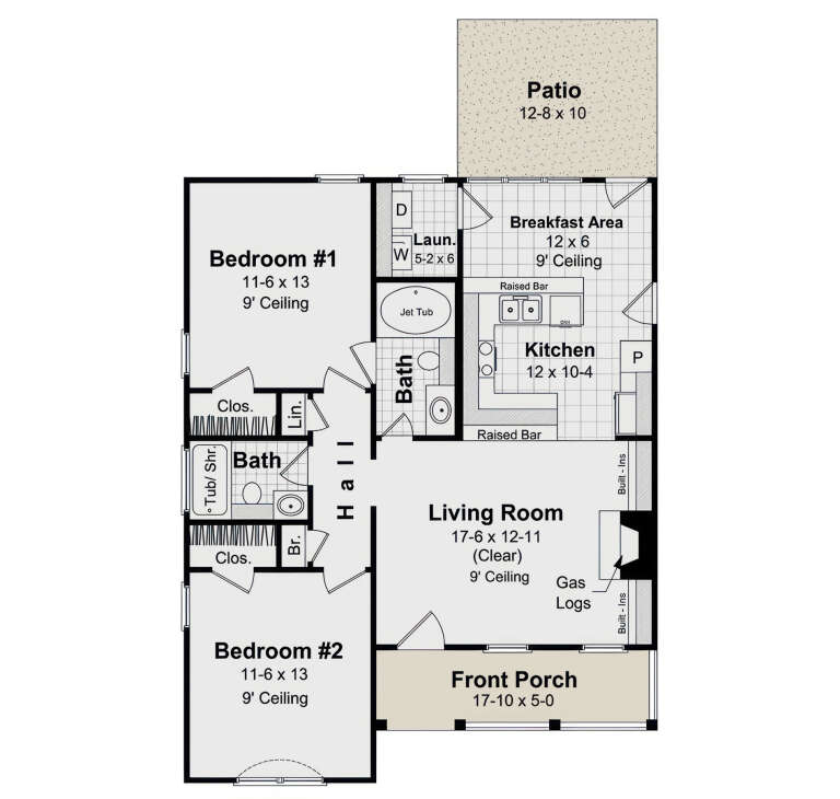 House Plan House Plan #3604 Drawing 1