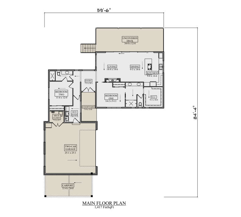 House Plan House Plan #36041 Drawing 1