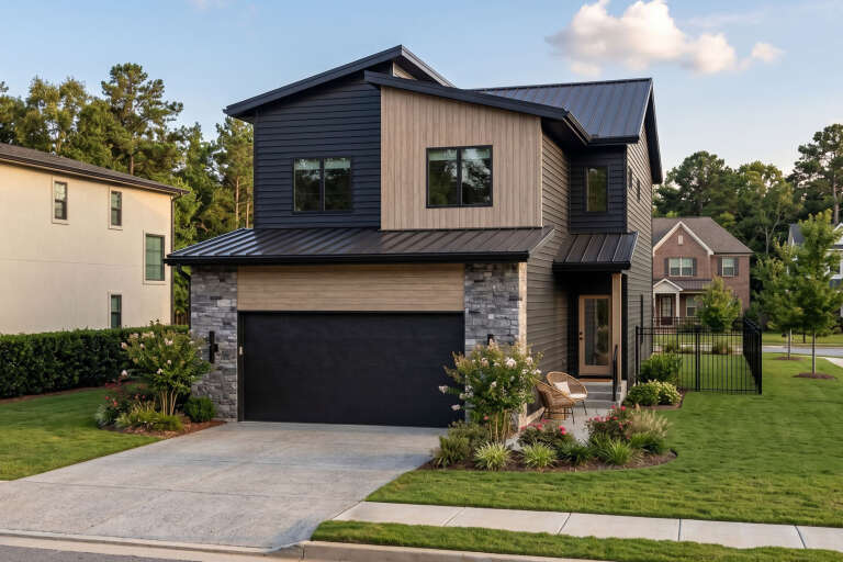 House Plan House Plan #36046 Angled Front Elevation 