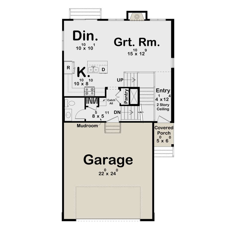 House Plan House Plan #36046 Drawing 1