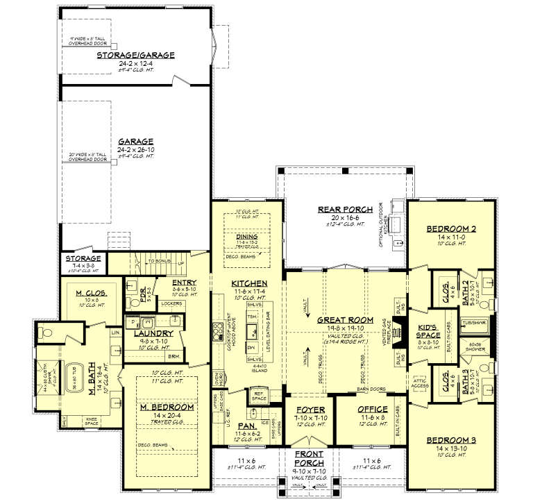 House Plan House Plan #36047 Drawing 1