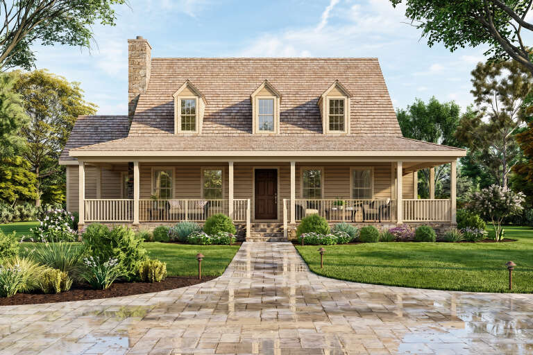 House Plan House Plan #36051 Front Elevation 