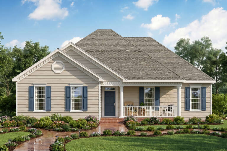 House Plan House Plan #36058 Front Elevation 