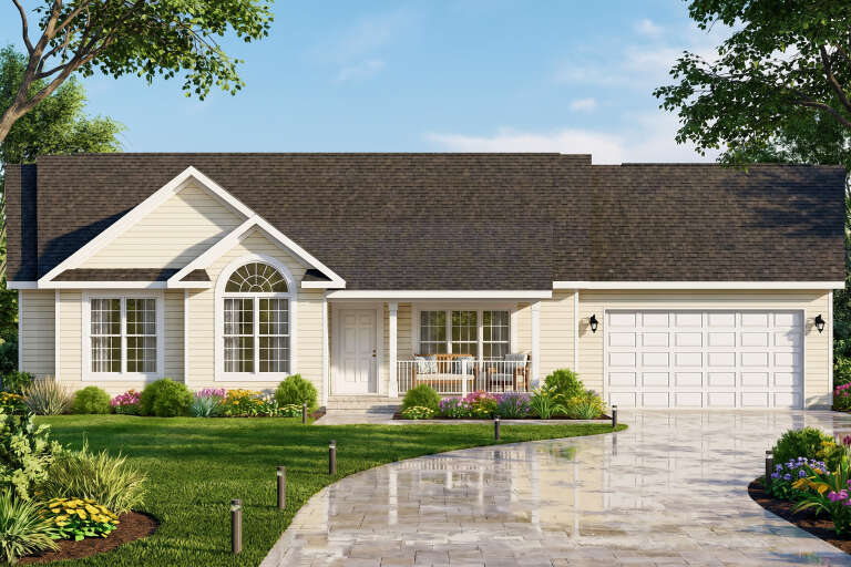 House Plan House Plan #36059 Front Elevation 