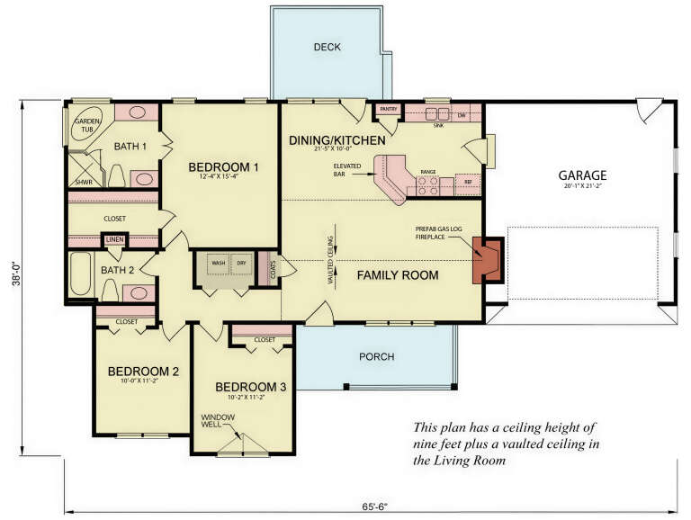 House Plan House Plan #36059 Drawing 1