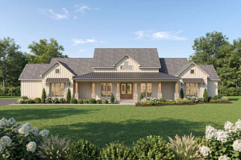 House Plan House Plan #36064 Front Elevation 