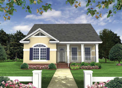 Traditional House Plan #348-00005 Elevation Photo