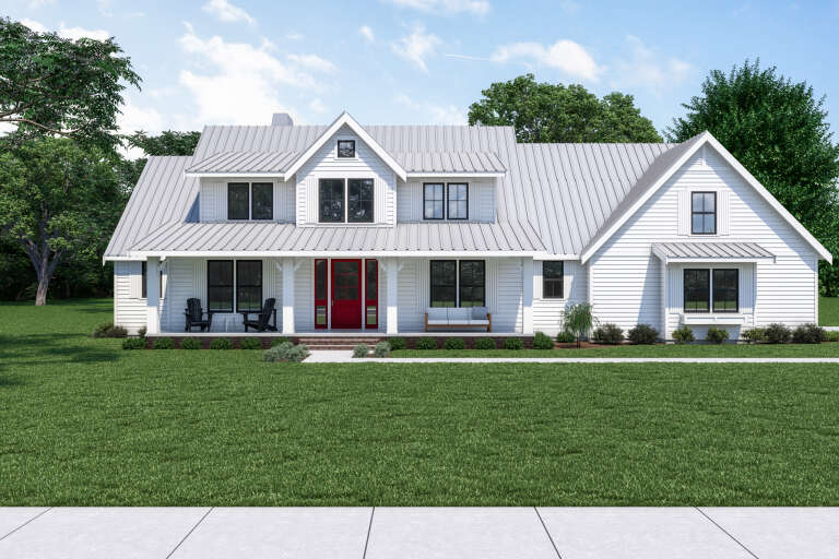 House Plan House Plan #36082 Front Elevation 