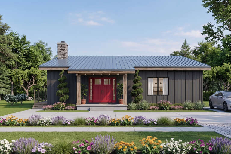 House Plan House Plan #36087 Front Elevation 