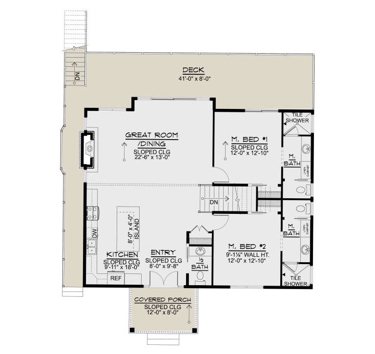 House Plan House Plan #36087 Drawing 1