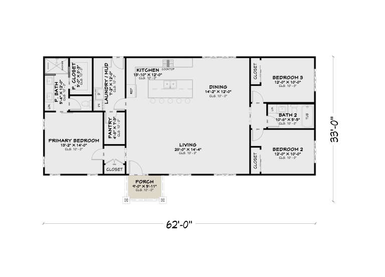 House Plan House Plan #36092 Drawing 1