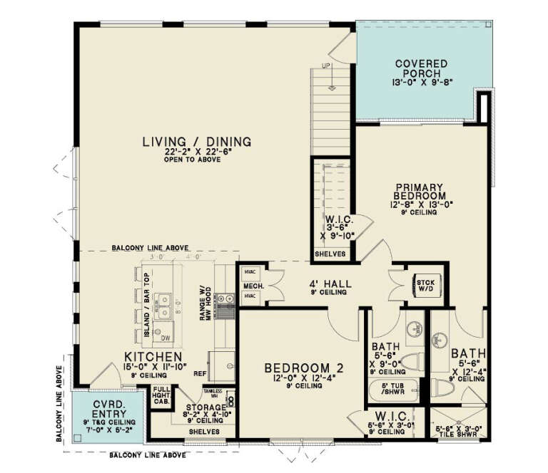House Plan House Plan #36093 Drawing 1