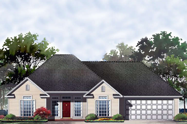 House Plan House Plan #3610 Front Elevation 