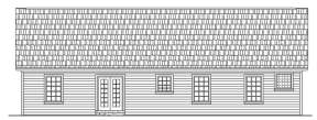 Country House Plan #348-00011 Elevation Photo