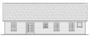 Traditional House Plan #348-00012 Elevation Photo
