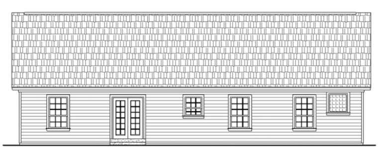 Traditional House Plan #348-00012 Elevation Photo