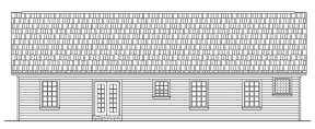 Traditional House Plan #348-00016 Elevation Photo