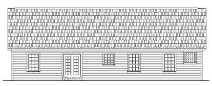 Traditional House Plan #348-00016 Elevation Photo