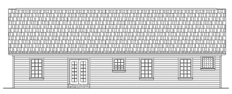 Traditional House Plan #348-00016 Elevation Photo