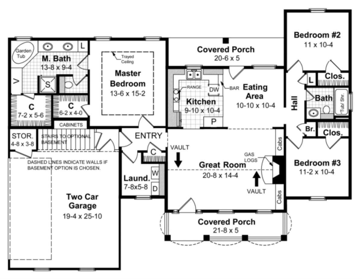 Main Floor for House Plan #348-00017