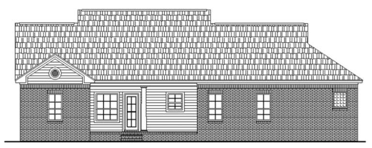 Country House Plan #348-00019 Elevation Photo