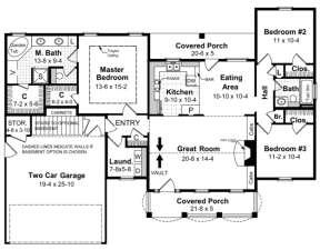 Main Floor for House Plan #348-00019