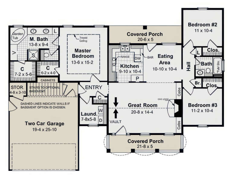 House Plan House Plan #3621 Drawing 1