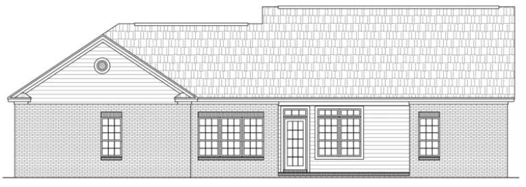 Ranch House Plan #348-00020 Elevation Photo