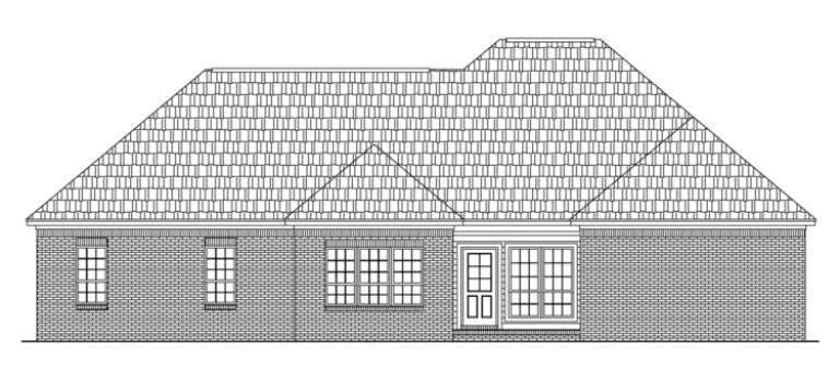 Traditional House Plan #348-00022 Elevation Photo