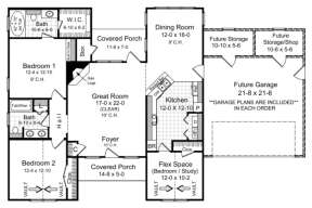Main Floor for House Plan #348-00022