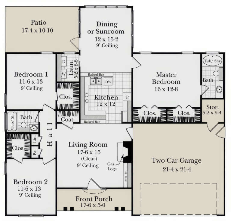 House Plan House Plan #3626 Drawing 1