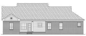 Ranch House Plan #348-00025 Elevation Photo
