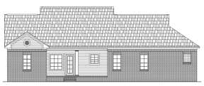 Ranch House Plan #348-00026 Elevation Photo