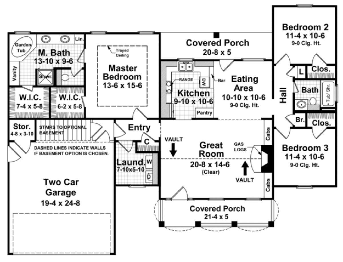 Main Floor for House Plan #348-00026