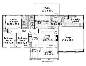 Main Floor for House Plan #348-00027