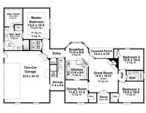Main Floor for House Plan #348-00028