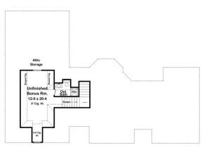 Bonus Room for House Plan #348-00028