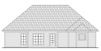 Ranch House Plan #348-00029 Elevation Photo