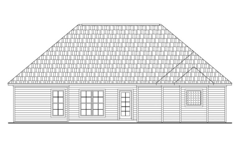 Traditional House Plan #348-00030 Elevation Photo