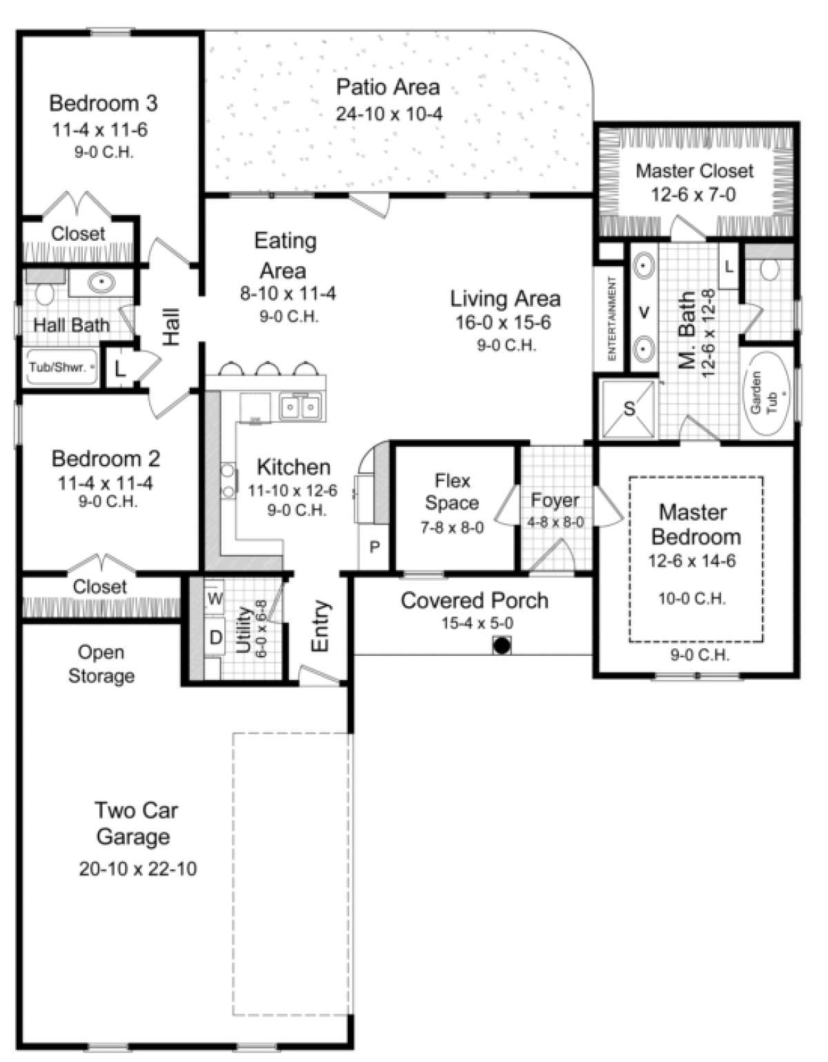 Main Floor for House Plan #348-00032